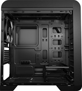 Корпус Aerocool QS-240 без БП, mATX, боковое окно, черный