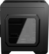 Корпус Aerocool QS-240 без БП, mATX, боковое окно, черный