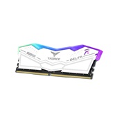 Модуль памяти DDR5 TEAMGROUP T-Force Delta RGB 32GB (2x16GB) 5600MHz CL36 (36-36-36-76) 1.2V / FF4D532G5600HC36BDC01 / White