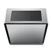 Корпус JONSBO UMX6S-G Silver без БП, боковые панели из закаленного стекла, mini-ITX, micro-ATX, ATX, EATX, серебристый