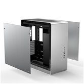 Корпус JONSBO UMX6S-G Silver без БП, боковые панели из закаленного стекла, mini-ITX, micro-ATX, ATX, EATX, серебристый