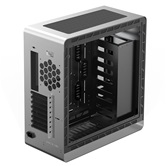 Корпус JONSBO UMX6S-G Silver без БП, боковые панели из закаленного стекла, mini-ITX, micro-ATX, ATX, EATX, серебристый