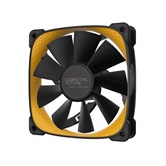 Вентилятор Geometric Future Squama 2505BY Single Pack / 120mm, 2000 RPM, 91.3 CFM, 35.06 dBA, Black&Yellow / 1F2505Y112000