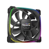 Вентилятор Geometric Future Squama 2503RB Single Pack / 120mm, 2000 RPM, 69.11 CFM, 30.92 dBA, 5V ARGB, Black, Reverse / 1F2503R112001