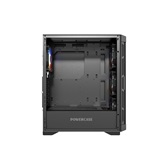 Корпус Powercase Ultimate Black, Tempered Glass, 4x 120mm ARGB fans, ARGB HUB, чёрный, ATX  (CUB-A4)