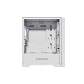 Корпус Powercase Alisio Micro X4W V2, Tempered Glass, 4х 120mm ARGB fans, ARGB HUB, белый, mATX  (CAMCXW-A4)