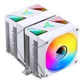 Кулер JONSBO CR-1400 DV2 White LGA1700/1200/115X/AM5/AM4 (12шт/кор, TDP 230W, PWM, 92mm ARGB Fan*2, 6 тепловых трубкок, белый, 4-pin) Retail