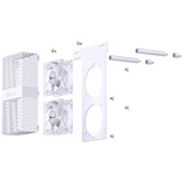 Радиатор для оперативной памяти JONSBO NF-2 ARGB White (2x50mm ARGB FAN, белый, 4-pin, 3-pin 5V)