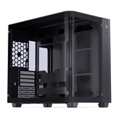 Корпус JONSBO TK-3 Black без БП, боковая панель из закаленного стекла (панорама), mini-ITX, micro-ATX, ATX, черный