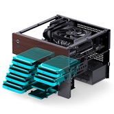 Корпус JONSBO N4 Black без БП, mini-ITX, SFX, черный