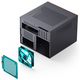 Корпус JONSBO N4 Black без БП, mini-ITX, SFX, черный