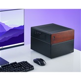 Корпус JONSBO N4 Black без БП, mini-ITX, SFX, черный