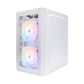 Корпус 1STPLAYER FIREBASE X1 White / mATX / 3x120mm LED fans / X1-WH-3F1-W