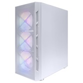 Корпус 1STPLAYER FIREBASE XP White / ATX / 4x120mm LED fans / XP-WH-4F1-W