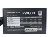 Блок питания Powercase PW600 (80 Plus, ATX 2.31, 600W, APFC, DC-DC, 120mm Fan) / PS-600W-DC