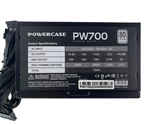 Блок питания Powercase PW700 (80 Plus, ATX 2.31, 700W, APFC, DC-DC, 120mm Fan) / PS-700W-DC