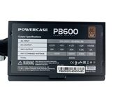 Блок питания Powercase PB600 (80 Plus Bronze, ATX 2.31, 600W, APFC, DC-DC, 120mm Fan) / PS-600B-DC