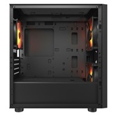 Корпус Cougar Uniface Mini RGB  2х140mm + 1x120mm ARGB Fan, ARGB Fan Hub, без БП, черный, mATX