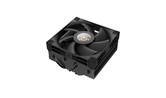 Кулер DEEPCOOL AN400 BLACK LGA1700/1200/115X/AM5/AM4 низкопрофильный 52,5 mm (27шт/кор, TDP 150W, PWM,  Fan 120mm, 4 тепл. трубок, Copper Base, White LED, черный) RET