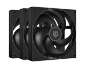 Вентилятор ID-COOLING AS-120-K TRIO (3 in 1) 120x120x25мм (20шт./кор, PWM, резиновые углы, черный, 300-2000об/мин, супертихий)  BOX