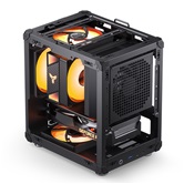 Корпус JONSBO C6-ITX Black без БП, mini-ITX, черный