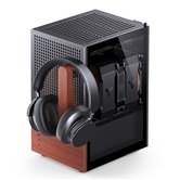 Корпус JONSBO T6 Black без БП, боковая панель из закаленного стекла, mini-ITX, черный