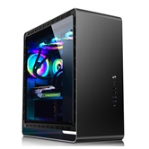 Корпус JONSBO UMX6S-G Black без БП, боковые панели из закаленного стекла, mini-ITX, micro-ATX, ATX, EATX, черный