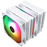 Кулер Thermalright Peerless Assassin 120 SE White ARGB  LGA115X/1200/1700/AM4/AM5 (Dual Tower, 2x120mm ARGB PWM Fan, медное основание, 6 тепл. трубок 6мм) / TRPA120SEAW