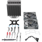 Кулер Thermalright Frost Tower 120  LGA115X/1200/1700/2011/2066/AM4/AM5 (Dual Tower, 2x120mm PWM Fan, медное основание, 6 тепл. трубок 6мм) / TRFT120