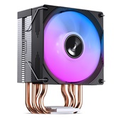 Кулер JONSBO CR-1300 EVO Black LGA1700/1200/115X/AM5/AM4 (30шт/кор, TDP 160W, PWM, 90mm Dynamic Multi-Color LED Fan, 4 тепловые трубки, 4-pin) Retail