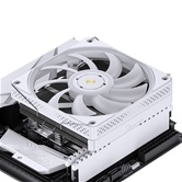 Кулер JONSBO HP-600 White LGA1700/1200/115X/AM5/AM4 низкопрофильный 66мм (27шт/кор, TDP 210W, PWM, 120mm ARGB Fan, 6 тепловые трубок, белый, 4-pin) Retail