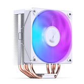 Кулер JONSBO CR-1000E White LGA1700/1200/115X (24шт/кор, TDP 210W, PWM, 120mm Dynamic Multi-Color LED Fan, 4 тепловые трубки, белый, 4-pin) Retail