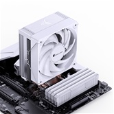 Кулер JONSBO CR-1000E White LGA1700/1200/115X (24шт/кор, TDP 210W, PWM, 120mm Dynamic Multi-Color LED Fan, 4 тепловые трубки, белый, 4-pin) Retail