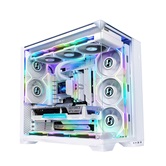 Корпус Lian Li O11 Vision Compact / White / Mid-Tower, TG / G99.O11VPW.R0