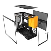 Корпус Geometric Future Model 5 Black Yellow / mid tower, E-ATX / 1AM5WKBY00100