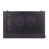 Корпус 1STPLAYER MIKU Mi2-A ARGB Black / mATX / 3x120mm ARGB fans / Mi2-A-BK-2F2R(AP)-1F2(AP)