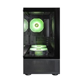 Корпус 1STPLAYER MIKU Mi2-A ARGB Black / mATX / 3x120mm ARGB fans / Mi2-A-BK-2F2R(AP)-1F2(AP)