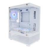 Корпус 1STPLAYER MIKU Mi2-A ARGB White / mATX / 3x120mm ARGB fans / Mi2-A-WH-2F2R(AP)-W-1F2(AP)-W