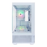 Корпус 1STPLAYER MIKU Mi2-A ARGB White / mATX / 3x120mm ARGB fans / Mi2-A-WH-2F2R(AP)-W-1F2(AP)-W