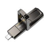 Накопитель USB3.2+TypeC Solid State Flash Drive Netac US5 256Gb 550MB/500MB/s [NT03US5C-256G-32TA]