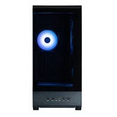 Корпус ZALMAN P50 DS BLACK, без БП, боковое окно (закаленное стекло), черный,  ATX