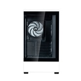 Корпус ZALMAN P30 BW, без БП, боковое окно (закаленное стекло), черно-белый, mATX