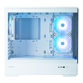 Корпус ZALMAN P30 WHITE, без БП, боковое окно (закаленное стекло), белый, mATX