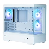 Корпус ZALMAN P30 WHITE, без БП, боковое окно (закаленное стекло), белый, mATX