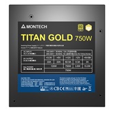 Блок питания Montech TITAN GOLD 750W / ATX 3.0, APFC, 80 PLUS Gold, Half Bridge LLC, DC-DC, Japan caps, 135mm fan, full modular / TIS0123