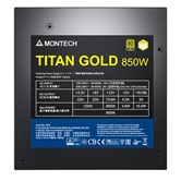 Блок питания Montech TITAN GOLD 850W / ATX 3.0, APFC, 80 PLUS Gold, Half Bridge LLC, DC-DC, Japan caps, 135mm fan, full modular / TIS0124