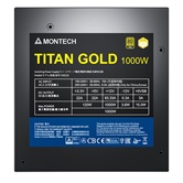 Блок питания Montech TITAN GOLD 1000W / ATX 3.0, APFC, 80 PLUS Gold, Half Bridge LLC, DC-DC, Japan caps, 135mm fan, full modular / TIS0125