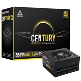 Блок питания Montech CENTURY 550W / ATX 2.43, APFC, 80 PLUS Gold, Full Bridge LLC, DC-DC, Japan caps, 120mm fan, full modular / CENTURY550