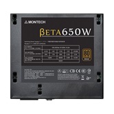 Блок питания Montech BETA 650W / ATX 2.43, APFC, 80 PLUS Bronze, Japan main caps, 120mm fan, non-modular / BETA650