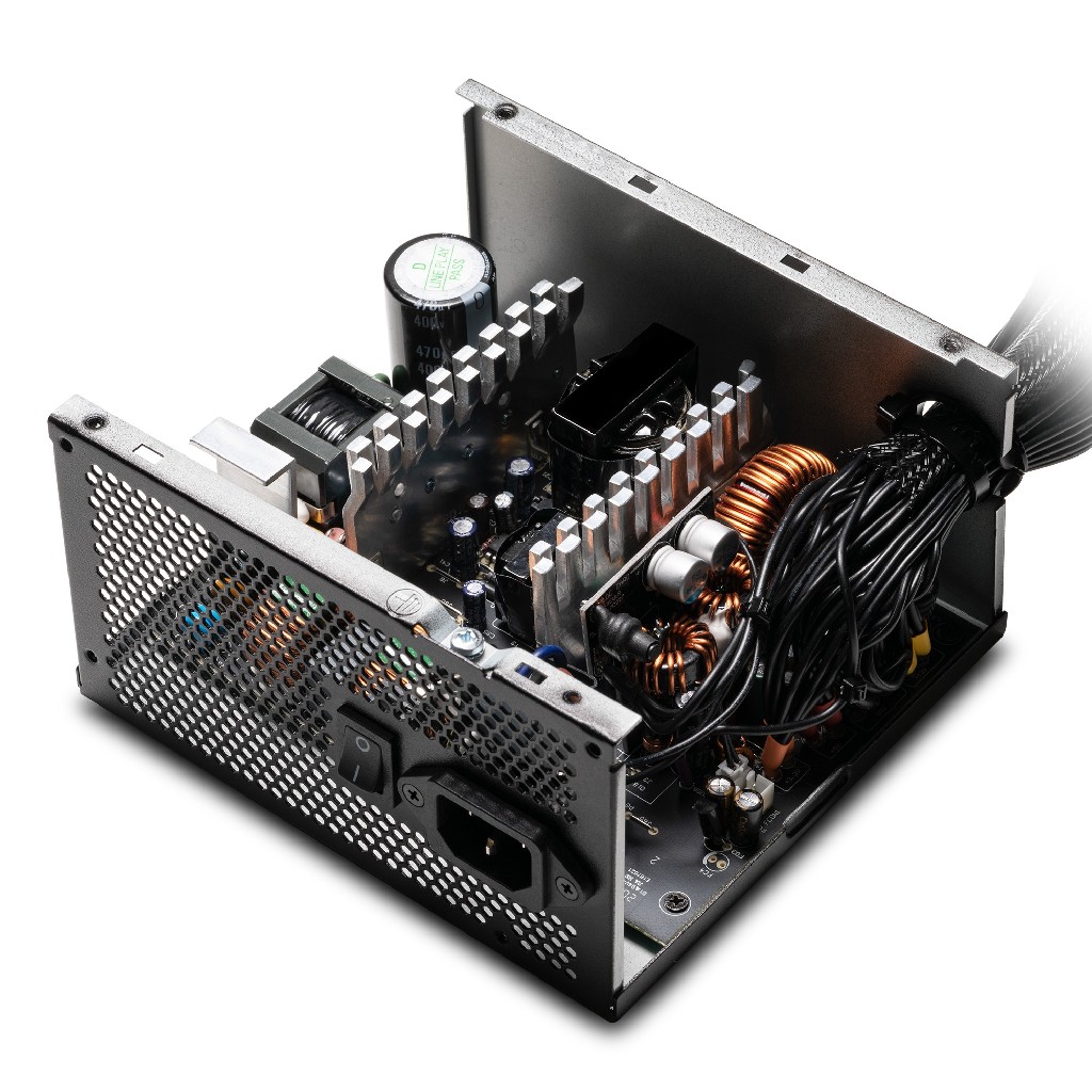 Блок питания XPG Pylon 550  (ATX 2.52, 550W, PWM 120mm FDB  fan, Active PFC, DC to DC, 80+ BRONZE,Japanese main capacitor) RET